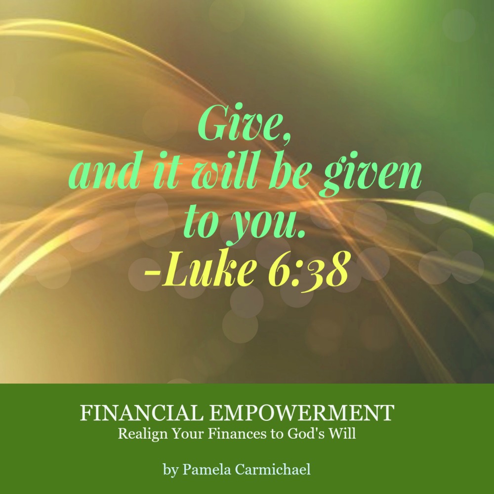 Give, and it will be given to you.—Luke 638 - Living Success